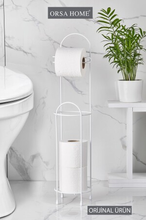 376 White Backup WC Paper Holder - ORSA HOME