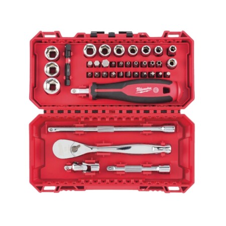 38-piece ratchet and screwdriver set MILWAUKEE 1/4