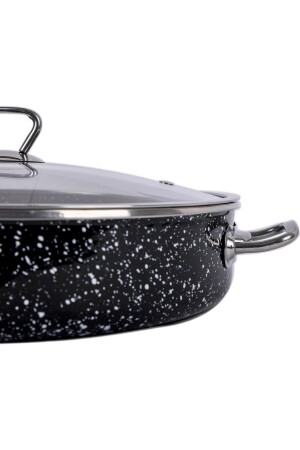 38cm Large Size Granite Rice Pot with Anti-Scratch Glaze on the Inside and Outside Industrial Flat abn1203232349 - abnturk