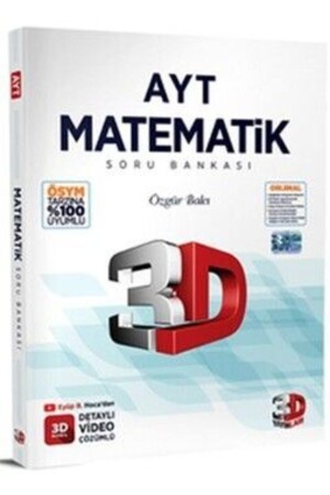 3d Ayt Mathematics Question Bank 2024 - 3D Yayınları