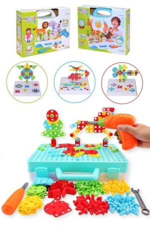 3D Stem Educational Drill Set Animals - Birlik Oyuncak
