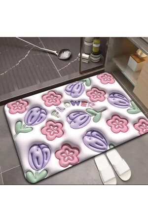 3d Su Emici Banyo Paspası Kaydırmaz Banyo Matı 38*58cm Enf-547 - enfa ithalat