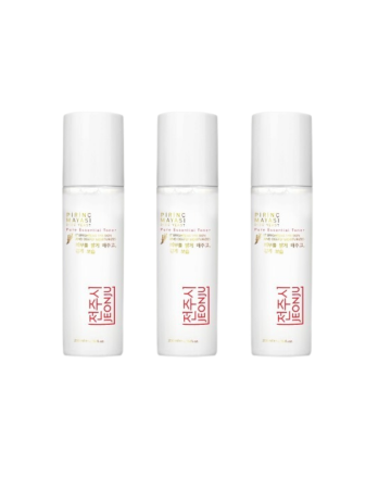 3lü Set Jeonju Pirinç Mayası Aydınlatıcı-Nemlendirici-Gözenek Sıkılaştırıcı-Beyazlatıcı Toner - Jeonju