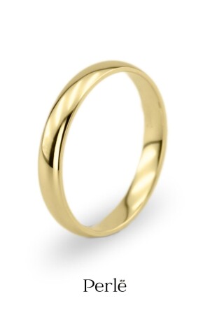 3mm Domed Classic Wedding Ring, Silver Wedding Ring, 925 Sterling Silver Engagement Ring 3MMBOMBE - Perle Takı