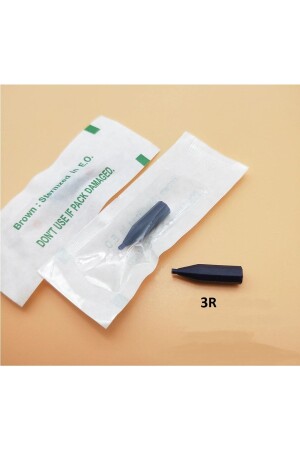 3r Permanent Makeup Device Needle Tip Hood Black Color (1 PC) - Biotin