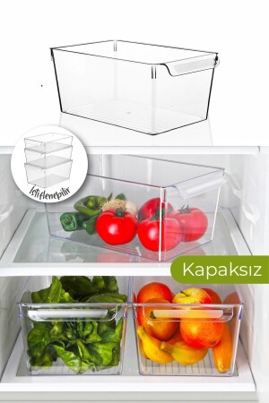 3x Doorless Fridge Organizer Large V728 - Vienev