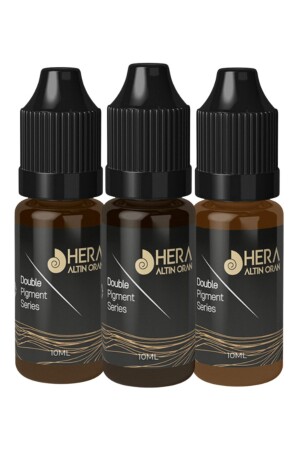 3x10ml Kalıcı Makyaj Ve Microblading Boyası Turkish Coffee - Espresso - Latte - Hera Altın Oran