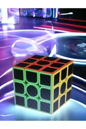 3X3X3 PROFESSIONAL SPEED CUBE CARBON FIBER - CARBON FIBER PROFESSIONAL RUBIC INTELLIGENCE PATIENCE CUBE - Zetconcept