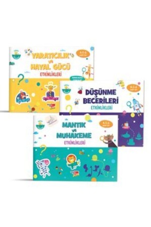 4-5-6 Age Preschool Home Activity Set of 3 - Bilsem Set Yayınları