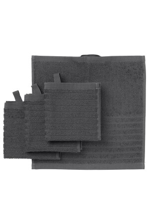 4 Adet El Havlusu, Koyu Gri Renk Meridyendukkan 30x30 Cm Pamuk ,4 Li El-kurulama Havlu TYC00205251005 - IKEA
