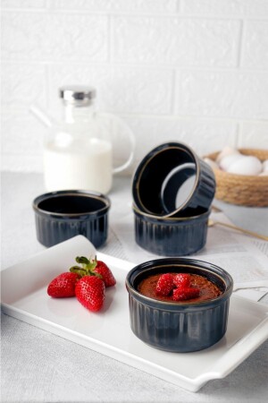 MNZ-4 قطع هولوغرام بورسلين صوفلي طبق فرن طلاء المكروهب HMNV-4PCS-HOLOGRAM-SOUFFLE - HOMENIVA