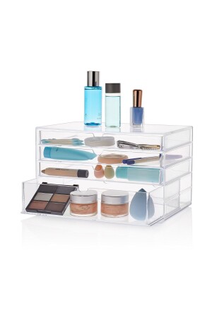 4 Çekmeceli Makyaj Organizer - Esdastore