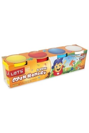 4 Colors Play Dough L8440 460gr - Lets