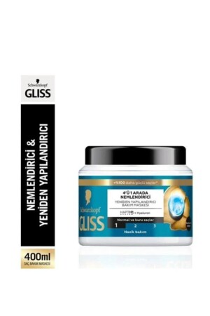 4 in 1 Moisturizing & Restructuring Hair Care Mask Aqua 400 ml - Schwarzkopf