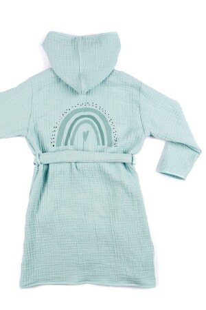 4 Layer Muslin Bathrobe - Policolor Series - Bow - Tuğba Kuğu