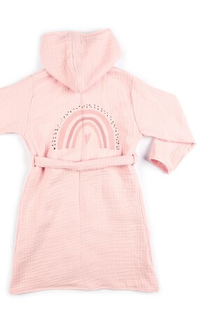 4 Layer Muslin Bathrobe - Policolor Series - Bow - Tuğba Kuğu