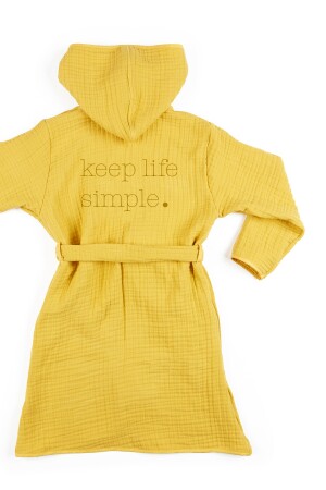4 Layer Muslin Bathrobe - Policolor Series - Dot PCDMBOR3PC001 - Tuğba Kuğu