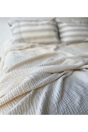 4 Layer Muslin Bedspread, 220*250 King Size, 100% Cotton Sefa2210 - Sefaoğlu tekstil
