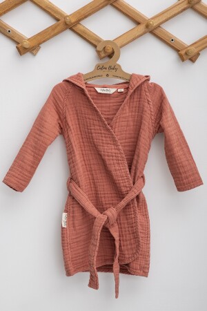 4 Layer Muslin Children's Bathrobe - Tile TYC00136238362 - Caline Baby