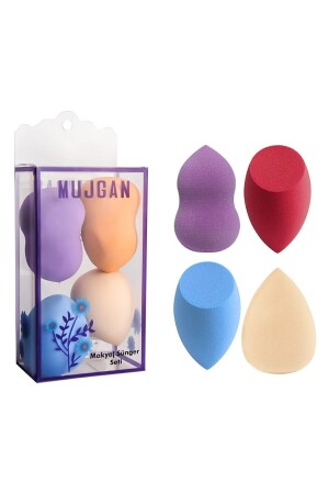 مجموعة من 4 من أسفنجات MNZ-Pear - Mujgan