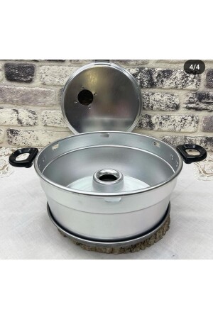 4 Nr. 28 cm Aluminium-Kuchenform für den Herd, nostalgischer Kuchentopf für den Herd 52 - nuraklar