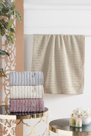 4-pack Wave Face Towel MCHAV00178 - Pierre Cardin