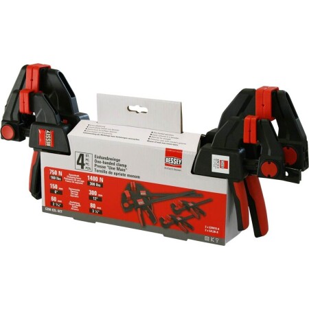 4-piece clamp set BESSEY EZM-EZL - Bessey