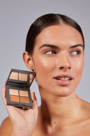 4-Piece Cream Contour Palette - Cream Contour Palette Vanilia & Beige & Brown &mocha - Alix Avien