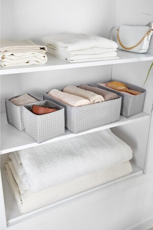 4-Piece Drawer Organizer Box Set Spotted - Serstil