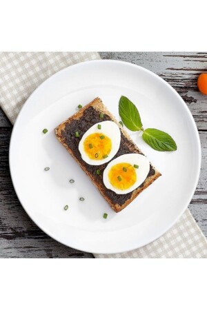 4-Piece Melamine White Serving Plate - Butik Içki