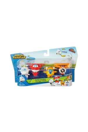 4-Piece Mini Figure Set Toy Set Transformable - Harika Kanatlar