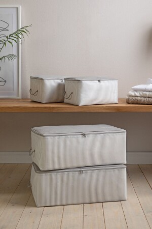 4-Piece Stuff&things Gray Bed Base Sweater Pique Blanket Scrap - Ocean Home Textile