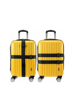 4 Pieces Black Color Luggage Suitcase Seat Belt Fits All Luggage Width 4cm - Balp