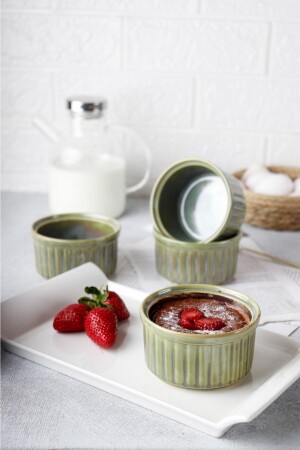 4 Pieces Hologram Porcelain Soufflé Dish – Oven Airfryer Microwave Dish HMNV-4PCS-HOLOGRAM-SOUFFLE - HOMENIVA