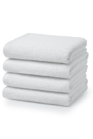 4 Pieces White Cotton Bath, Spa, Massage, Hotel Towel 90x150 Cm Quantity 600 gram bolbanyopamuk - Bol Ticaret Tekstil