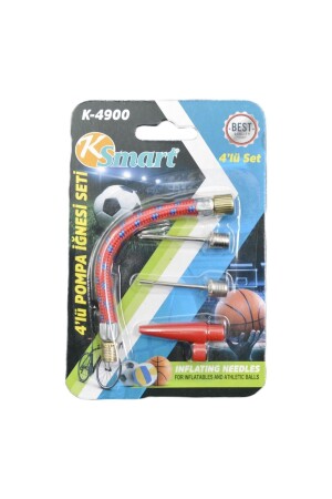 4 Pump Needles Bicycle And Ball Inflation Needle K-4900 Gkh - Ksmart