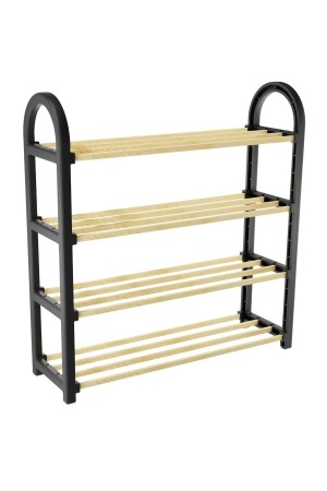 4 Storeys 1. Grade Super Quality House&More Hm-4050 Solid Wooden Shoe Rack - Modellino