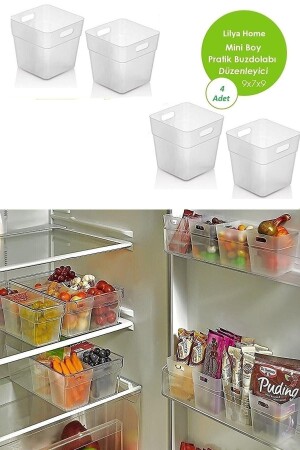 4-teiliger Tür-Organizer für den Kühlschrank. 4-teiliger Tür-Organizer für den Kühlschrank und Badezimmer-Organizer - Lilya Home