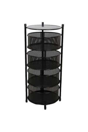 4 Tier Metal Crisper Black - Aless