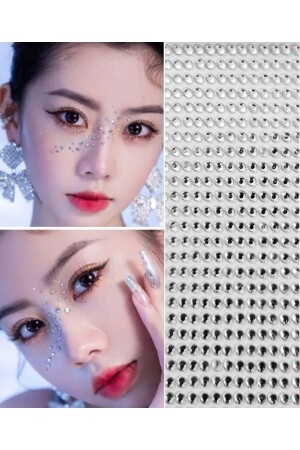400 Pieces of Body and Face Stone Adhesive Rings - Gülpeşe
