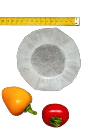 40'lık Paket 12 cm Beyaz Tek Kullanımlık Kavanoz Bonesi Sirke Yap Bonesi 10KZB13_B - white guard