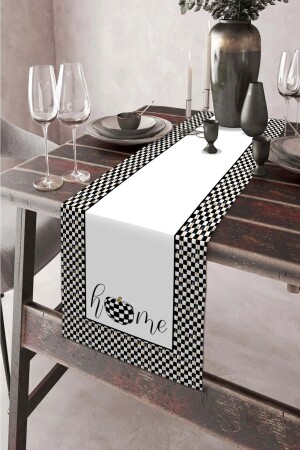 40x140cm Woven Stain Resistant Printed Premium Thai Feather Fabric Tablecloth Runner Washable - Dekomod