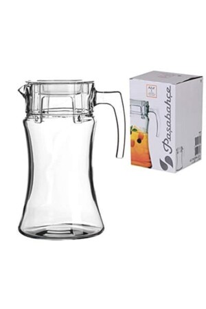 43018 Azur Transparent Jug with Lid 1400 Cc P1569S9904 - Paşabahçe