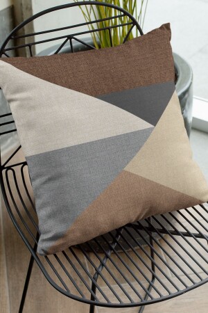 43x43cm Stain Resistant Premium Thai Feather Fabric Double Sided Throw Pillow Geometric Pillow Case Krl391 - Viva Home