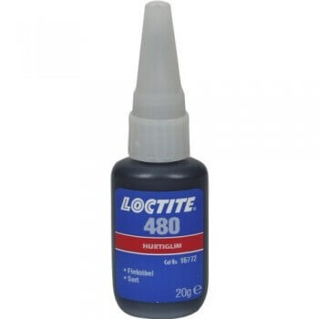 480 black instant glue 20 gr LOCTITE - Loctite