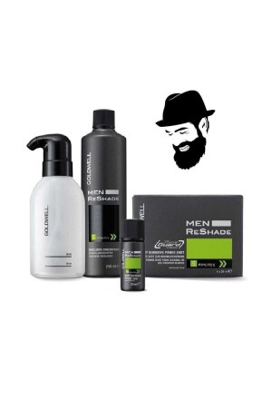 4ca Men Reshade 4 X 20 Ml + Oxidant Lotion 250 Ml 40216091400611 - Goldwell