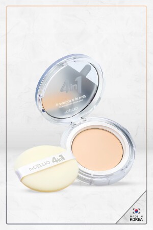 4in1 BBOYAN Cushion SPF50- PA-- Whitening - #21 Light Beige Pudra - Dr. Cellio