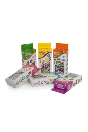 Magnetisches Lernspiel 4er-Set / Tiere-Zahlen-Alphabet-Koran-Buchstaben BABY99 - Diytoy