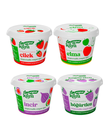 4lü Set Dokuru elma – çilek – böğürtlen – incir - dokuru