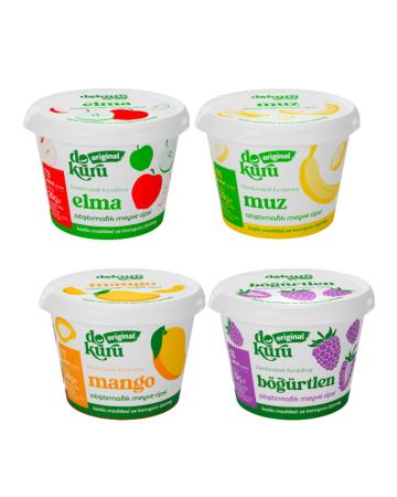4lü Set Dokuru elma – mango – çilek – böğürtlen - dokuru